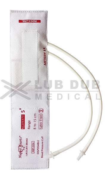 Disposable BP Cuff Neonatal Double Tube size 5