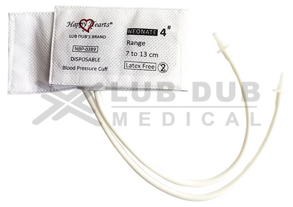 Disposable BP Cuff Neonatal Double Tube size 4