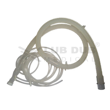 Buy Reusable Silicon Single Limb Anesthesia Circuit 65cm compatible with Newport ventilator. Breathing Circuit for ICU. Fast shipping across India. - LubdubBazaar