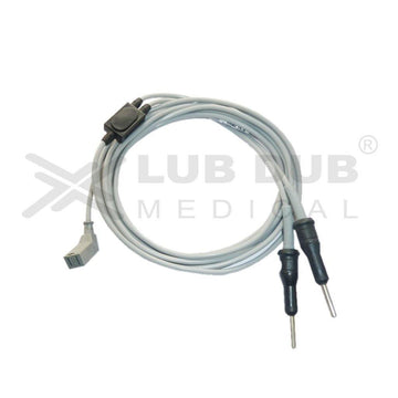 Buy Bipolar Asculab Forceps Cable compatible with Valleylab ESU. Diathermy bipolar cable for OT use. Fast shipping across India.