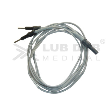 Buy Bipolar Cable Martin Double Banana Male connector. Diathermy bipolar cable for OT use. Fast shipping across India.