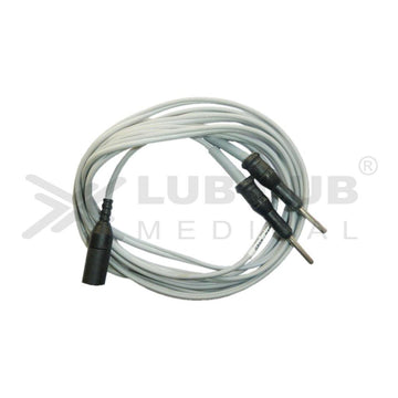Buy Bipolar Forceps Cable compatible with Valleylab ESU German standard. Diathermy bipolar cable for OT use. Fast shipping across India.