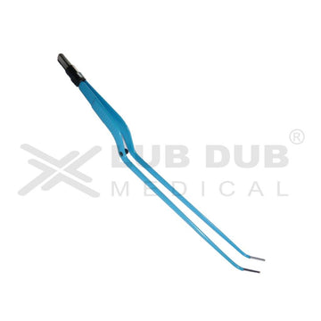 Buy Bipolar Forceps Bayonet Angle Down 24cm 1mm German standard. Diathermy bipolar forceps for OT use. Fast shipping across India.