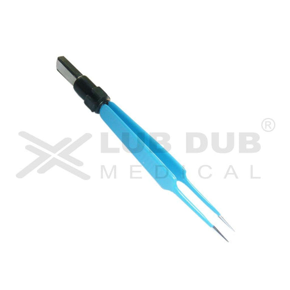 Buy Bipolar Forceps Jeweler 5 Straight 11.5cm 0.5mm German standard. Diathermy microsurgery bipolar forceps for OT use. Fast shipping across India.