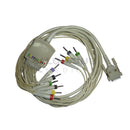 10 Lead ECG Cable  Compatible with Concept  4 mm 15 pin Banana type