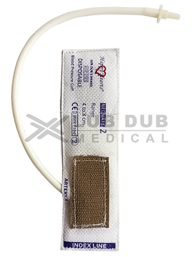 Neonatal blood pressure cuff size 2 disposable