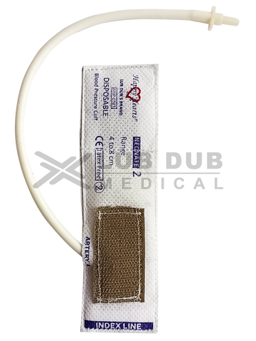Neonatal blood pressure cuff size 2 disposable