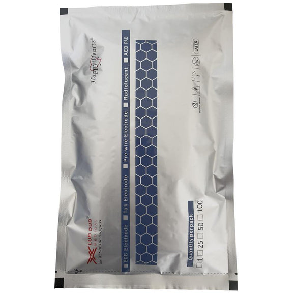 ECG Chest Electrodes for Cardiac Monitoring Pack of 50