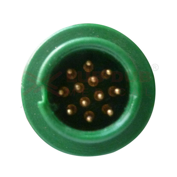 5 lead ECG cable Schiller Elite 12 pin clip type