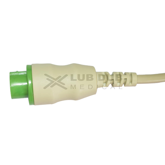 5 lead ECG cable Datex S5 10 pin snap type