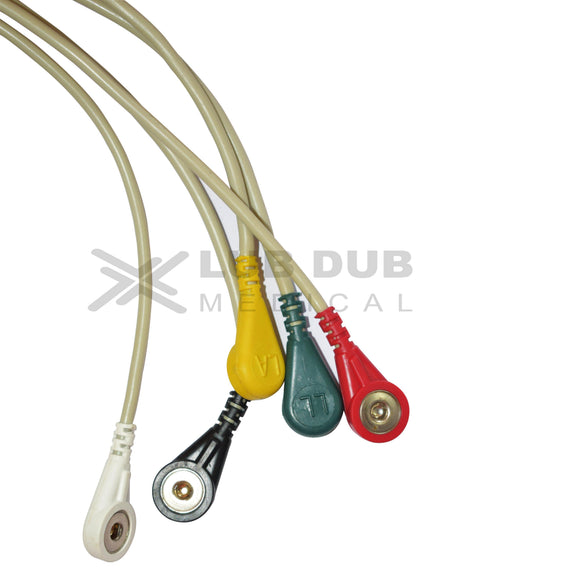 Medical ECG cable snap type GE monitor