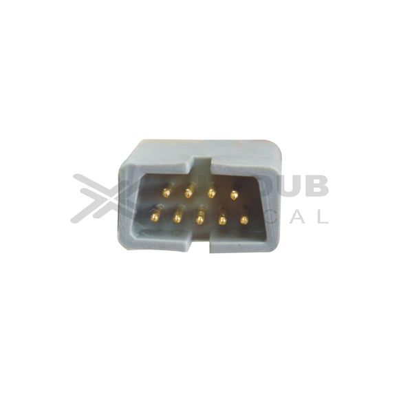 MEK compatible ECG cable 5 lead snap connector