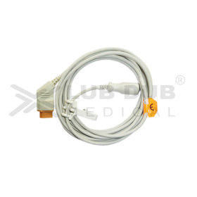 Abbott IBP cable compatible with Nihon Kohden monitor