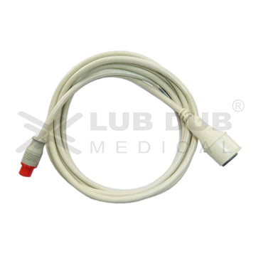 Buy IBP Transducer Cable Edward compatible with Schiller Elite 4 Pin. Invasive Blood Pressure Cable for patient monitors. Fast shipping across India.