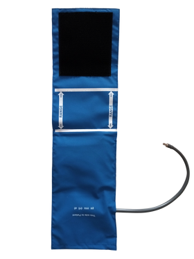 Happy Hearts Reusable NIBP Cuff Adult Single Tube Royal Blue 26-35cm PU - LubdubBazaar