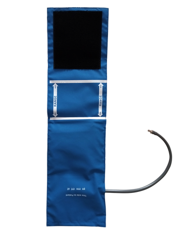 Happy Hearts Reusable NIBP Cuff Adult Single Tube Royal Blue 26-35cm PU - LubdubBazaar