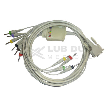 Hospital ECG monitoring cable 10 lead L&T Vela