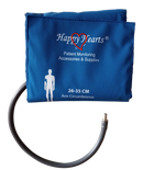 Buy Reusable NIBP Cuff Adult Single Tube Royal Blue 26-35cm PU (LDM / Happy Hearts). Blood pressure cuff for patient monitors. Fast shipping across India. - LubdubBazaar