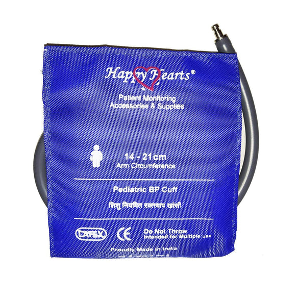 Buy NIBP Reusable Cuff Pediatric Single Tube 14-21cm Royal Blue LDM. Reusable BP Cuff / Blood Pressure Cuff. Fast shipping across India.