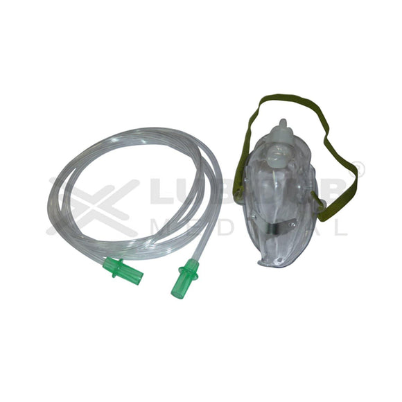 Buy Disposable Oxygen Mask Adult with Tube. Oxygen therapy mask for hospital & ICU use. Fast shipping across India.