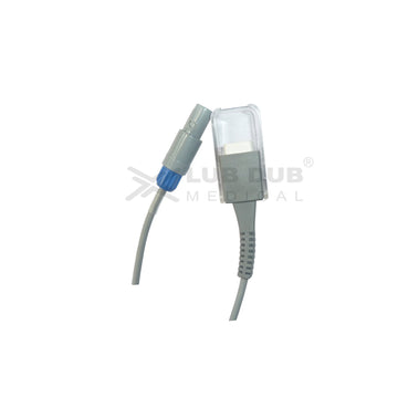 Spo2 Extension Cable  Compatible with Mindray/Edan/Nasan/Orange 6 Pin Redal Male Connector - 40' Double Notch