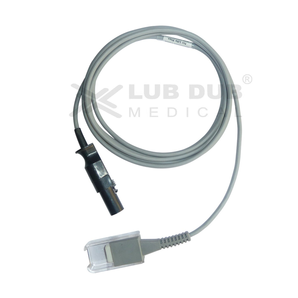 Spo2 Extension Cable Compatible with Lifeplus (Hypertronics Connector) - LubdubBazaar