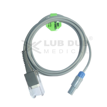 Spo2 Extension Cable  Compatible with BPL Agies/Magna/ultima/Accura 5 Pin Redal Connector - Single Notch