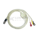 3 Lead ECG Cable Compatible with Inchem 