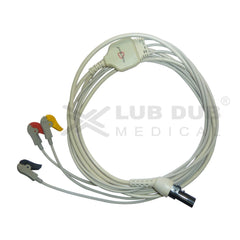 3 Lead ECG Cable Compatible with L&T  