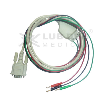 3 Lead ECG Cable Compatible with Kaya 2mm Banana type