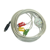 3 Lead ECG Cable Compatible with Mek  