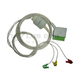 3 Lead ECG Cable Compatible with Nihonkhoden 12 