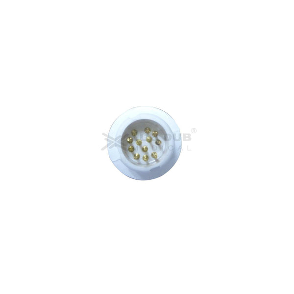 3 Lead ECG Cable Compatible with HP 12 Pin Clip type - LubdubBazaar