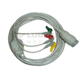 3 Lead ECG Cable Compatible with Physiocontrol 