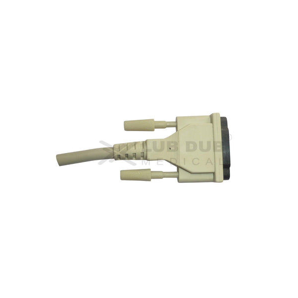 10 Lead ECG Cable Compatible with BPL 6108-T (MOULED) 4mm 15 pin  Banana type - LubdubBazaar