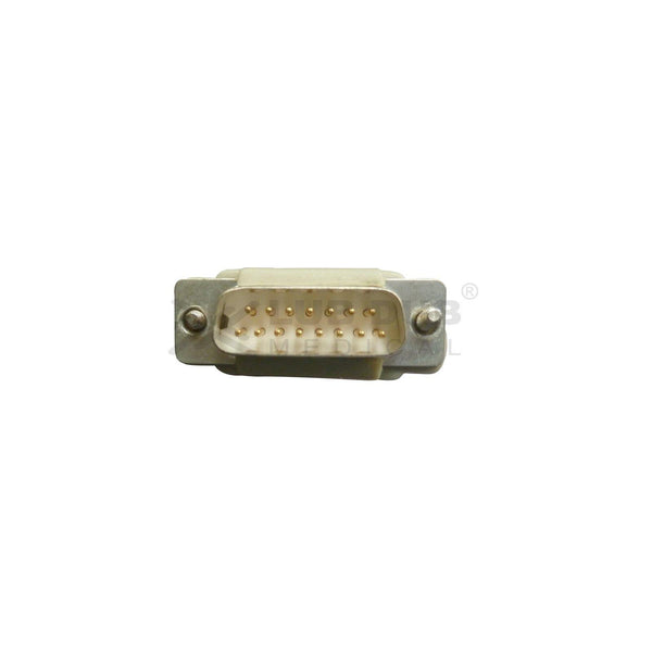 10 Lead ECG Cable  Compatible with schiller 4mm 15 pin open type (dust cover) - LubdubBazaar