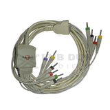 10 Lead ECG Cable  Compatible with philips 4 mm 15 pin banana type 