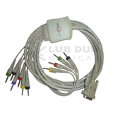 10 Lead ECG Cable  Compatible with Maestroes 4mm 15 pin Banana type