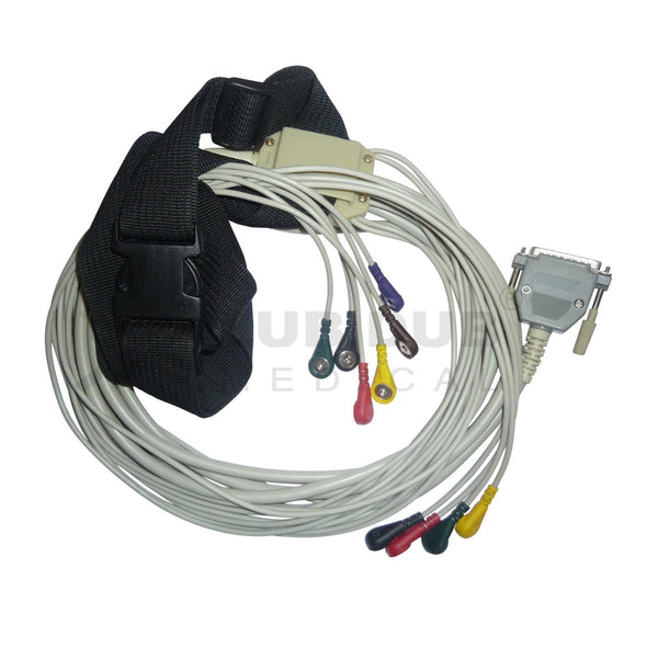 10 Lead TMT ECG Cable Snap RMS 25 Pin - LubdubBazaar
