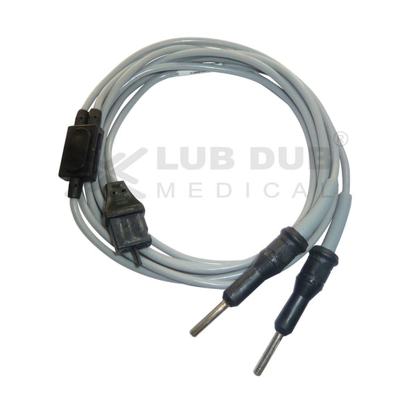 Patient Plate Cable Valley Lab (Double Banana to Socket)