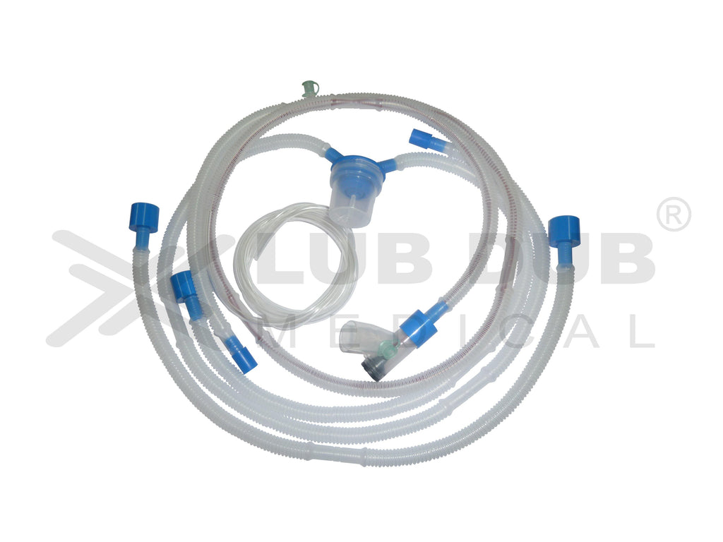 Disposable Bubble Cpap Circuit (Single Heated Single Water Trap Without Wye)