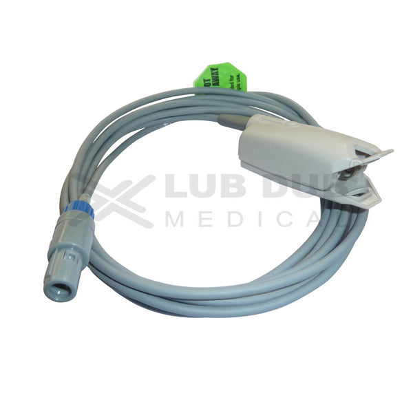 Spo2 Adult  3 Mtr Probe Compatible with Aspen 6 Pin D/n Clip type