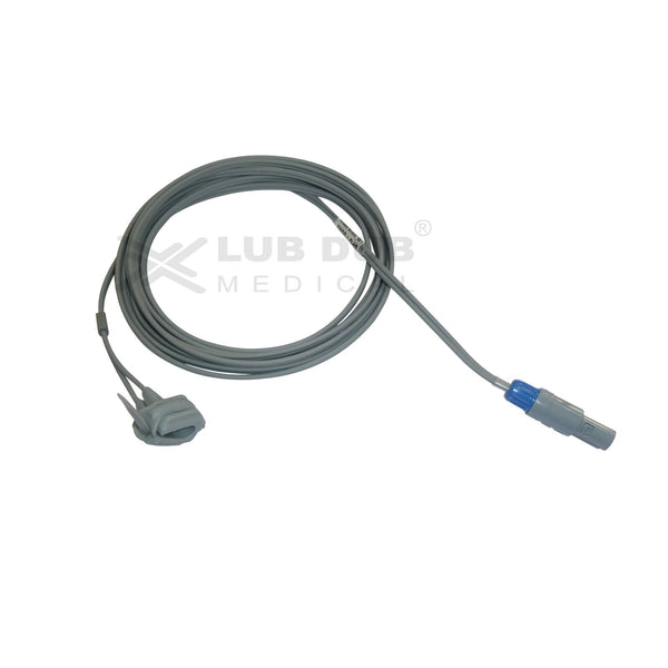 Spo2 Neonatal 3 Mtr Probe Compatible with Aspen 6 Pin S/n Rubber type 