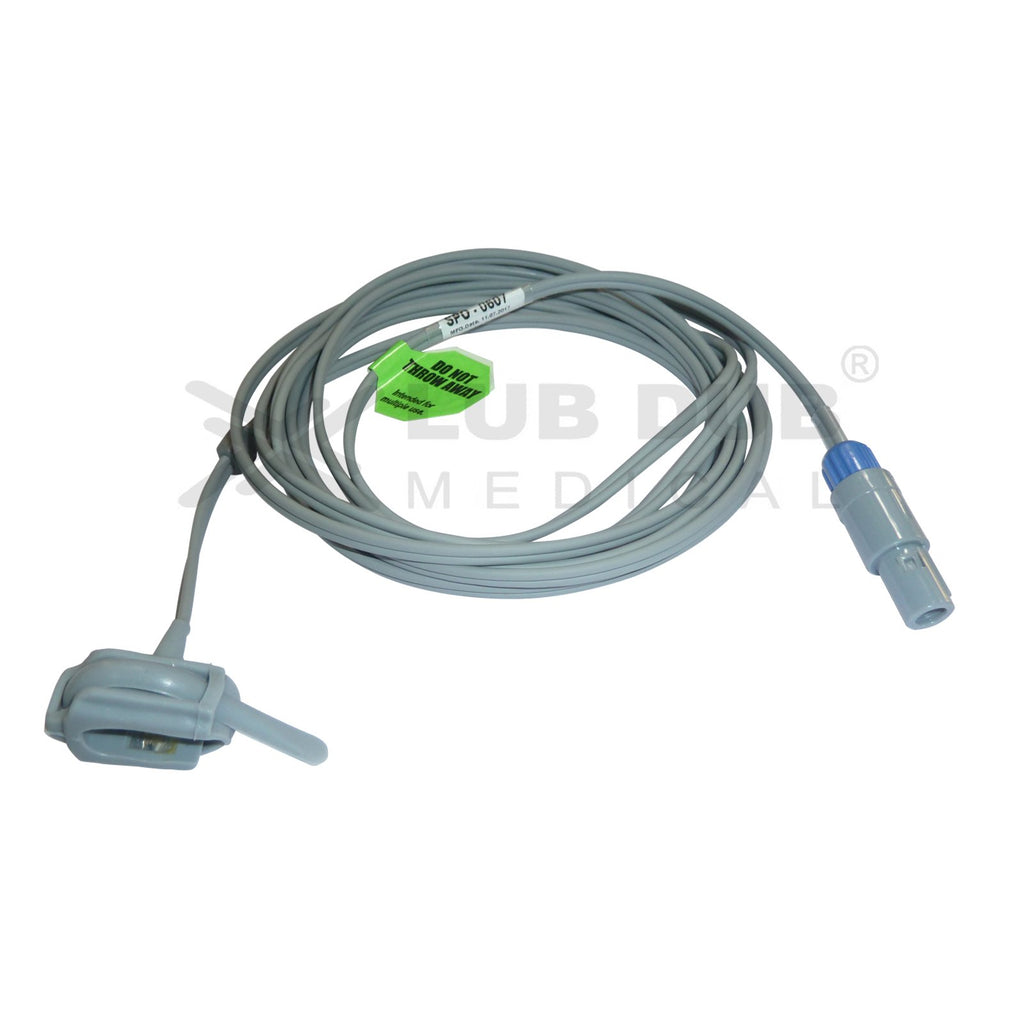 Spo2 Neonatal 3 Mtr Probe Compatible with BPL Clearsign / Ivita12 6 Pin D/n Rubber type