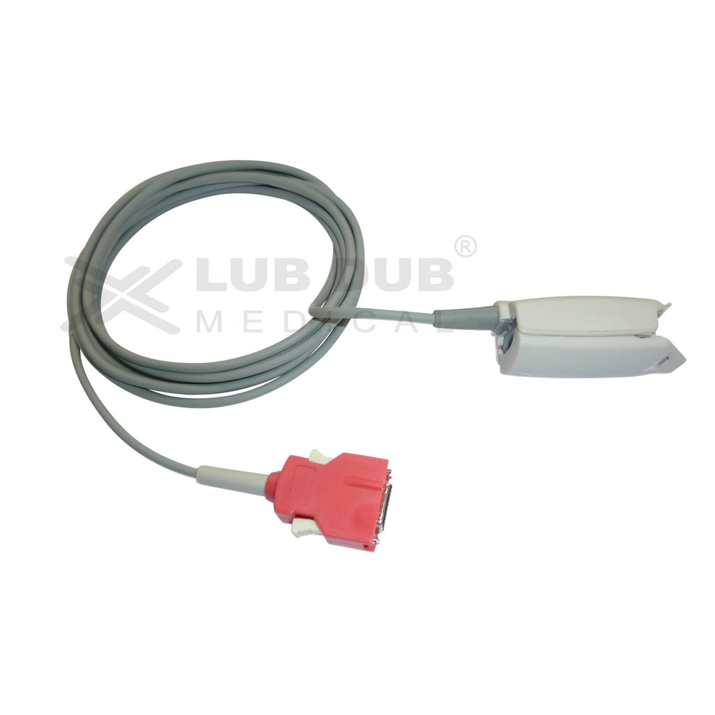 Spo2 Adult 3 Mtr Probe Compatible with Masimo Rainbow 20 Pin Version 7 clip type