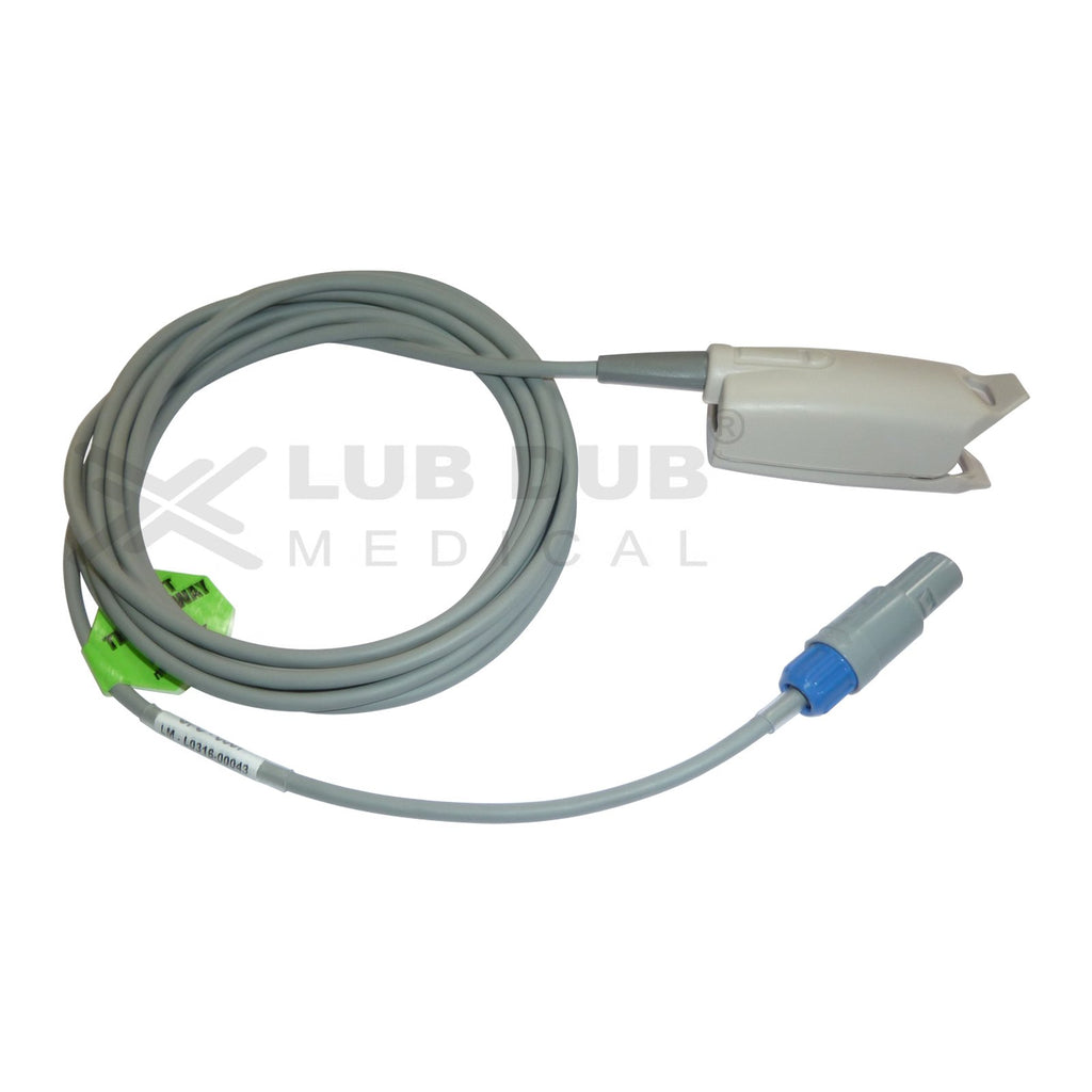 Spo2 Adult 3 Mtr Probe Compatible with Kopran 6 Pin S/n clip type