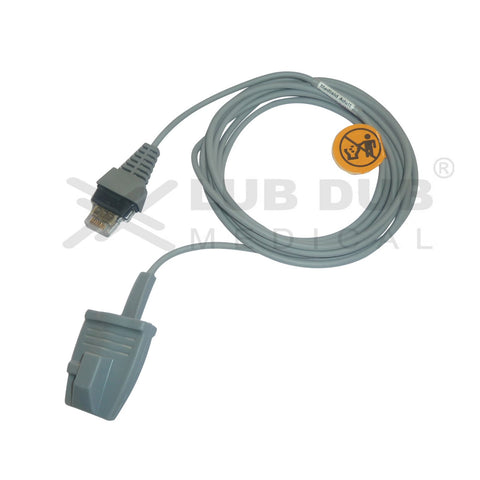 Spo2 Adult  3 Mtr Probe Compatible with Mediaid Composit Jack Rubber type