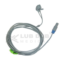 Spo2 Neonatal 3 Mtr Probe Compatible with Nidek 6 Pin D/n Rubber type 