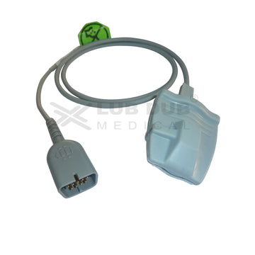Spo2 Adult 0.9 Mtr Probe Compatible with Nihon Kohden U Type  Rubber type