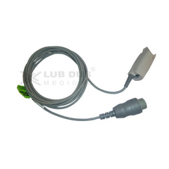 Spo2 Adult 3 Mtr Probe Compatible with Omya 12 Pin Clip type - Lubdubbazzar